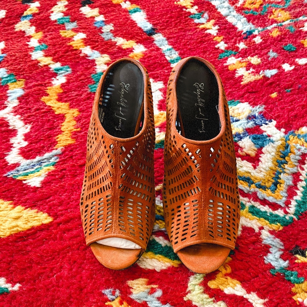 Elizabeth & James Peep Toe Mule